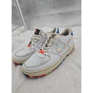Nike Air Force 1 Low multicolor‎ Size 7Y- Used, Lightly Worn